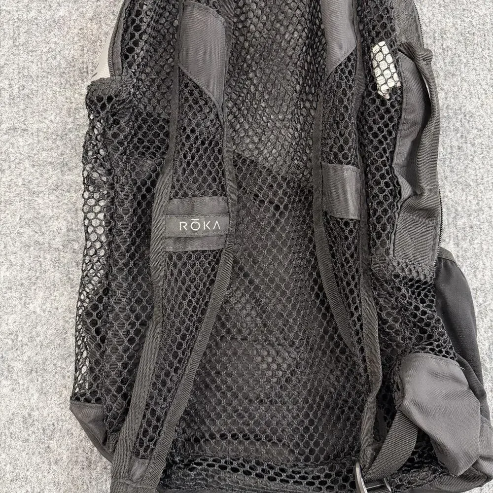 Roka Pro Vent Zip Mesh Backpack Black Lightweight Ventilated Daypack Outdoor